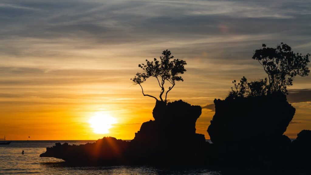Boracay Grotto at sunset