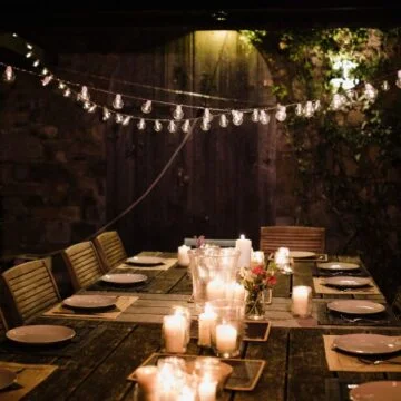 Intimate Dinner by the Savoy Party Pool