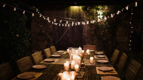 Intimate Dinner by the Savoy Party Pool Intimate Dinner by the Savoy Party Pool