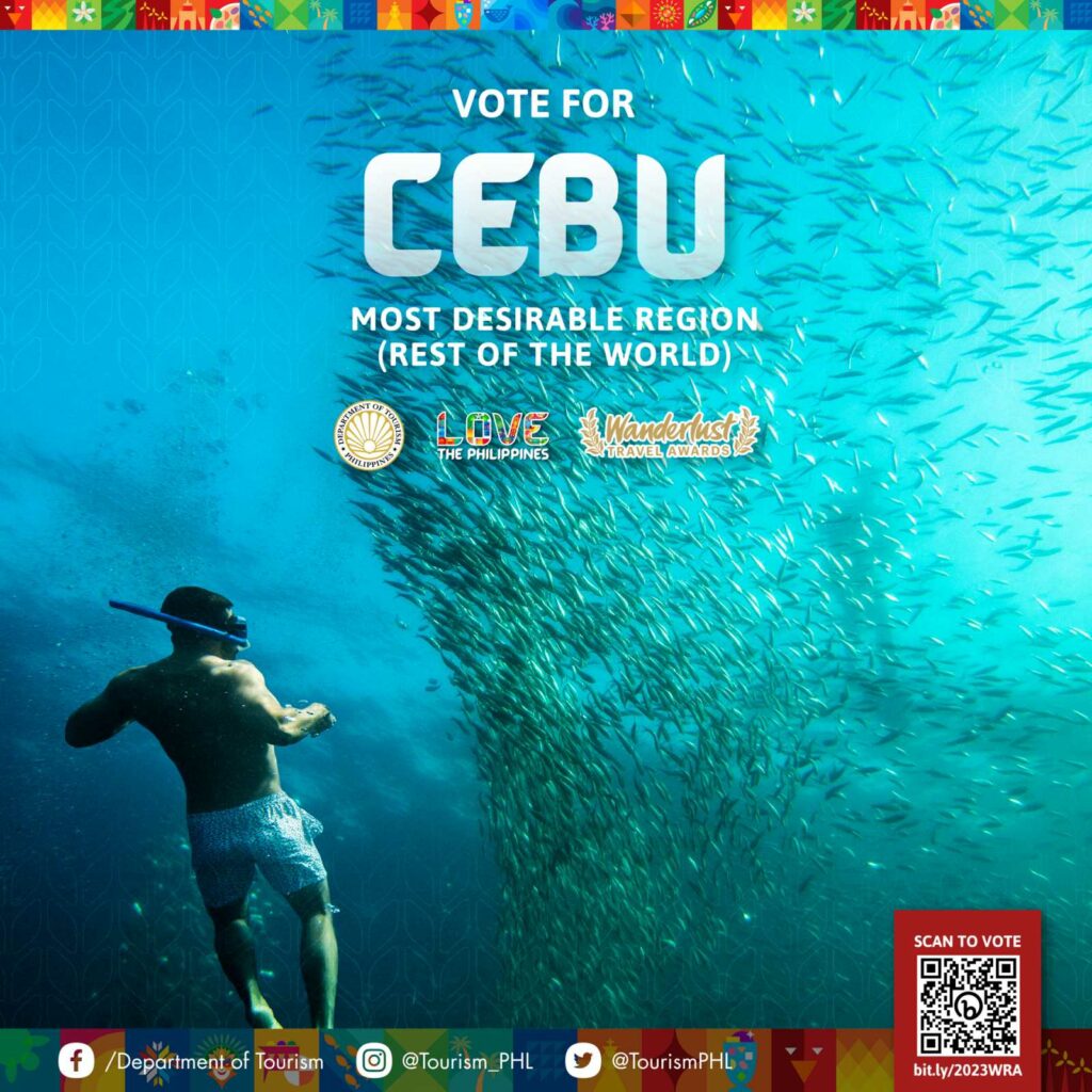 Cebu is in the running for the 'Most Desirable Region'
