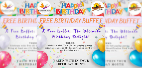 Celebrate your birthday in Boracay with Paradise Garden's free birthday buffet