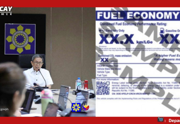 DOE mandates fuel economy labels on new vehicles for sale by 2025